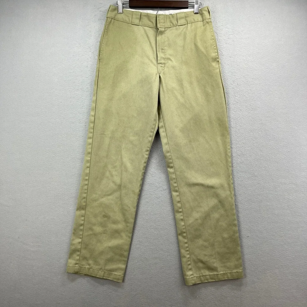 Dickies 874 Original Fit Mens 32x30* Khaki Tan Work Pants Chinos 874KH SEO